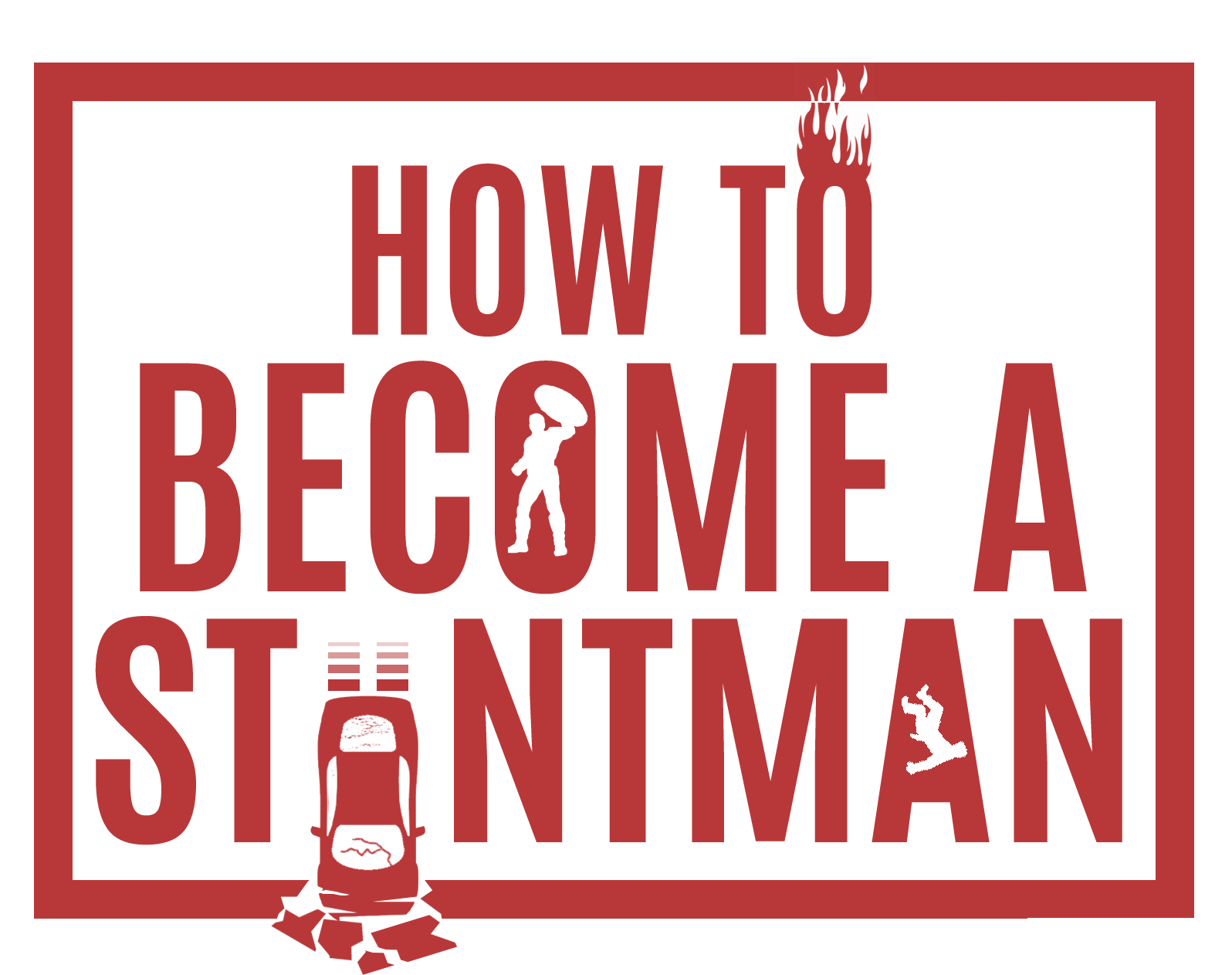 How to become a stuntman book logo